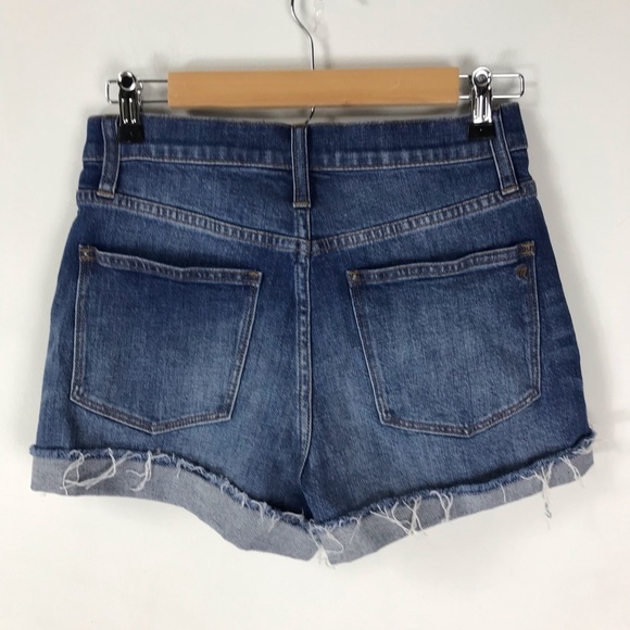 MADEWELL High-Rise Denim Shorts in Glenoaks Wash - Picture 5 of 9
